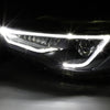 LED DRL Sequential Projector Headlights<br>08-17 Mitsubishi Lancer & EVO X