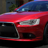 LED DRL Sequential Projector Headlights<br>08-17 Mitsubishi Lancer & EVO X