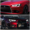 LED DRL Sequential Projector Headlights<br>08-17 Mitsubishi Lancer & EVO X