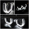 LED DRL U-Halo Sequential Projector Headlights<br>11-13 BMW 528i 535i 550i / xDrive