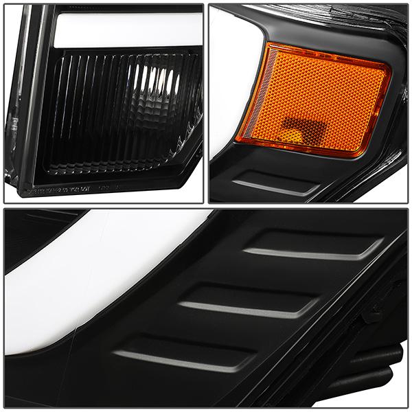 LED DRL Projector Headlights<br>09-14 Ford F-150