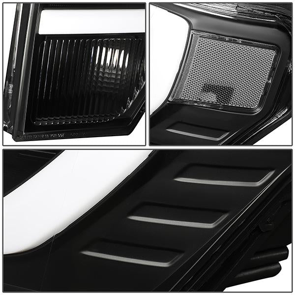 LED DRL Projector Headlights<br>09-14 Ford F-150