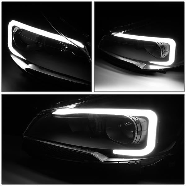 LED DRL Projector Headlights<br>13-16 Ford Escape