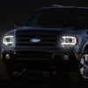 LED DRL Projector Headlights<br>07-14 Ford Expedition