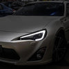 LED DRL Sequential Projector Headlights<br>13-19 Scion FRS Toyota 86 Subaru BRZ