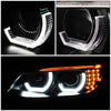 LED DRL Sequential Projector Headlights<br>07-10 BMW 328i 335i / Xi / xDrive