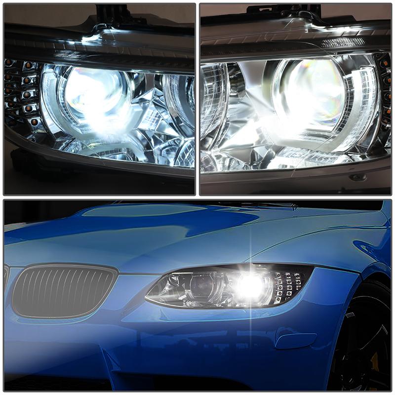 LED DRL Sequential Projector Headlights<br>07-10 BMW 328i 335i / Xi / xDrive