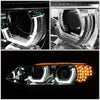 LED DRL Sequential Projector Headlights<br>07-10 BMW 328i 335i / Xi / xDrive