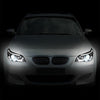 LED DRL U-Halo Sequential Projector Headlights<br>04-07 BMW 525i 530i, 06-07 525Xi 530Xi 550i