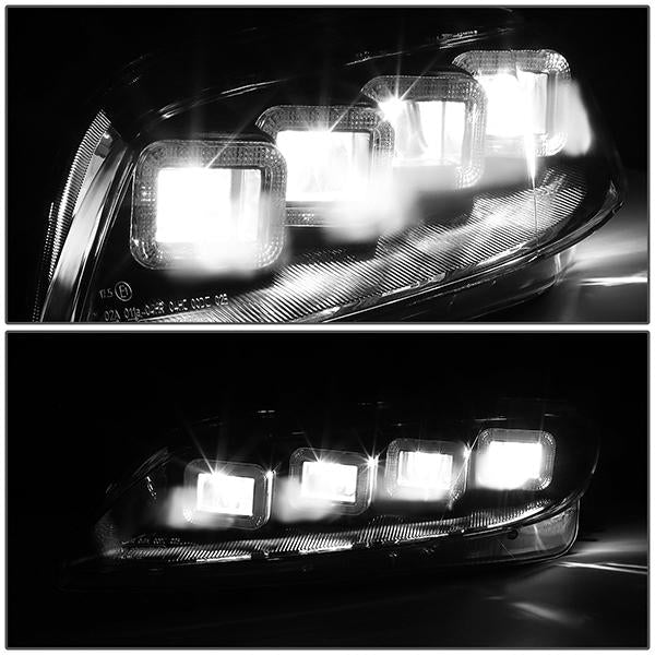 LED DRL Halo Sequential Headlights<br>03-05 Mazda 6