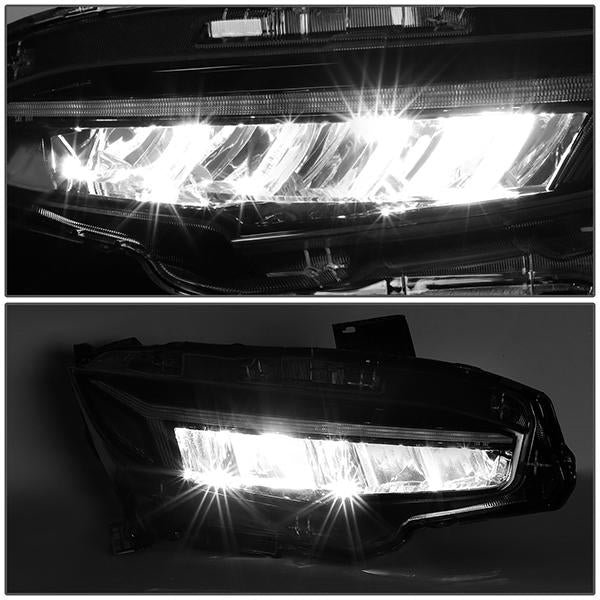 LED DRL Sequential Headlights<br>16-18 Honda Civic