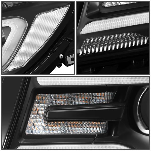 LED DRL Projector Headlights<br>17-21 Jeep Compass MP