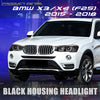 LED DRL Halo Sequential Projector Headlights <br>15-18 BMW X3 / X4