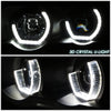 LED DRL Halo Projector Headlights<br>00-03 BMW X5