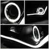 LED DRL Halo Projector Headlights<br>11-15 Chevy Cruze