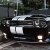 LED DRL Halo Sequential Projector Headlights<br>08-14 Dodge Challenger