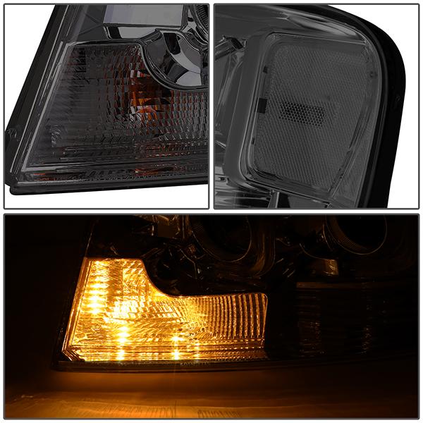 LED DRL Projector Headlights<br>04-08 Ford F-150, 06-08 Lincoln Mark LT