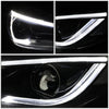 LED DRL Sequential Projector Headlights<br>15-18 Ford Focus