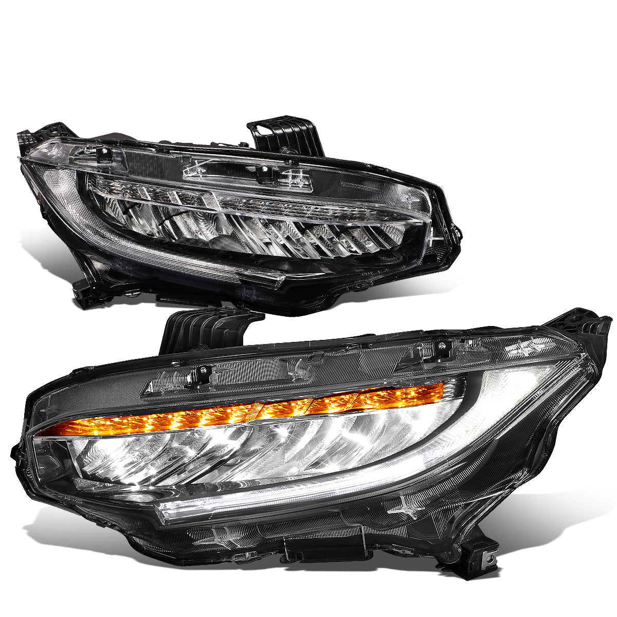 LED DRL Sequential Headlights<br>16-18 Honda Civic