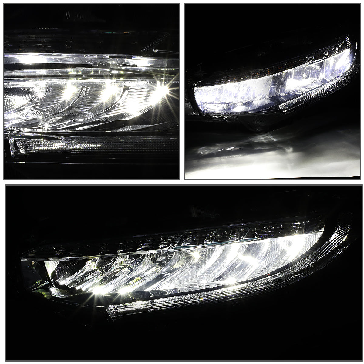 LED DRL Sequential Headlights<br>16-18 Honda Civic