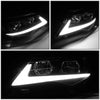 LED DRL Projector Headlights<br>12-14 Toyota Camry