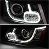 LED DRL Projector Headlights<br>01-07 Toyota Highlander