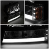 LED DRL Halo Headlights<br>03-06 Chevy Avalanche Silverado 1500-3500