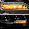 LED DRL Projector Headlights<br>11-17 Jeep Compass MK