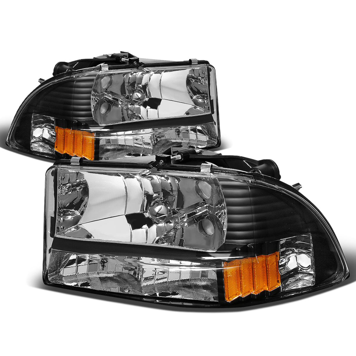 Factory Style Headlightss<br>97-04 Dodge Dakota, 98-04 Durango