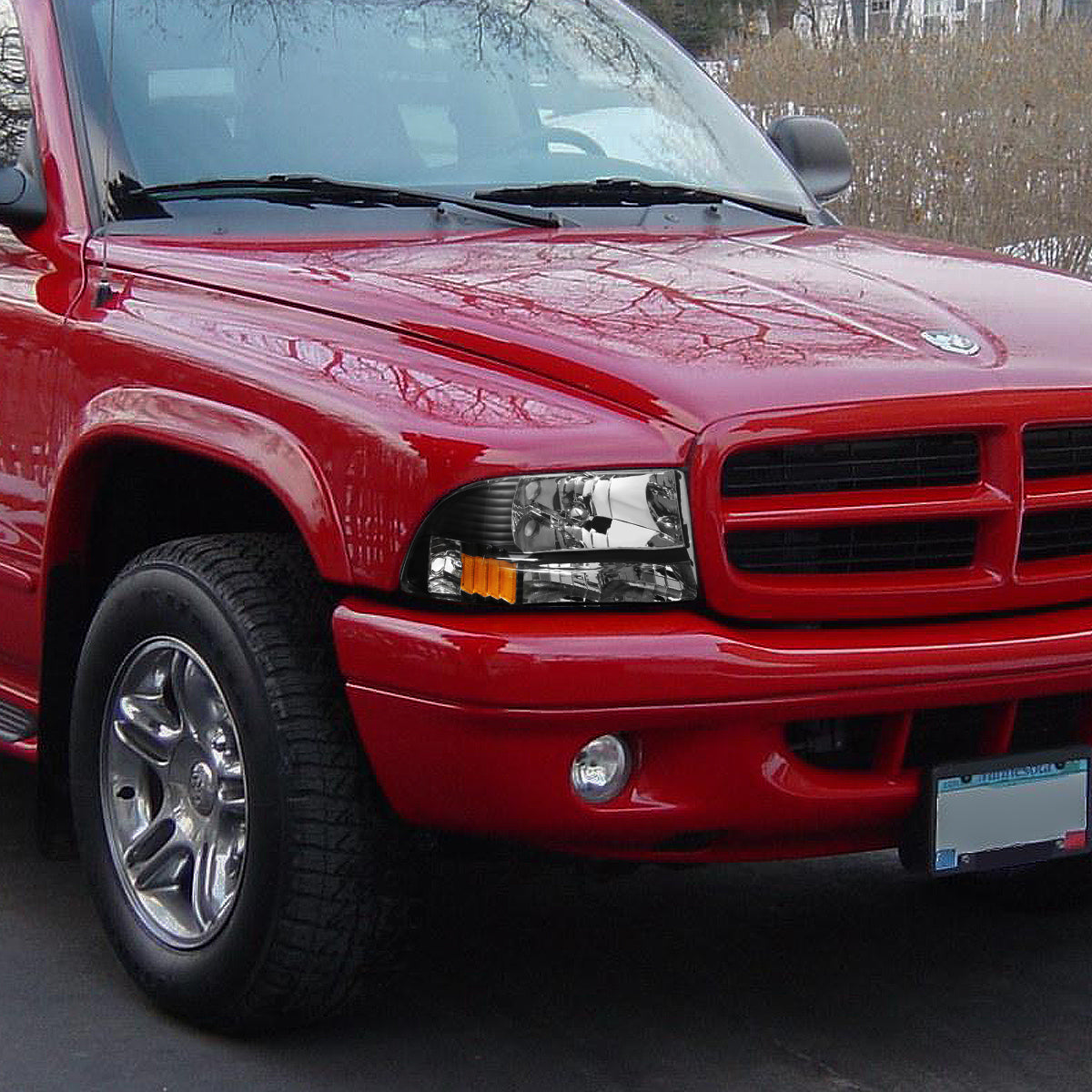 Factory Style Headlightss<br>97-04 Dodge Dakota, 98-04 Durango