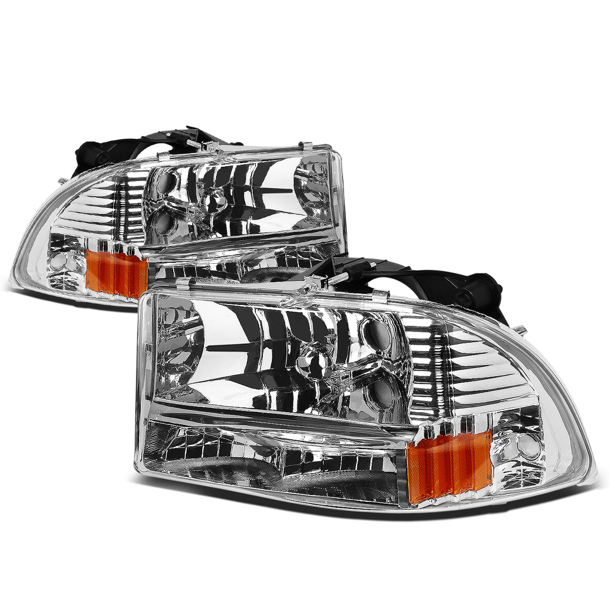 Factory Style Headlightss<br>97-04 Dodge Dakota, 98-04 Durango