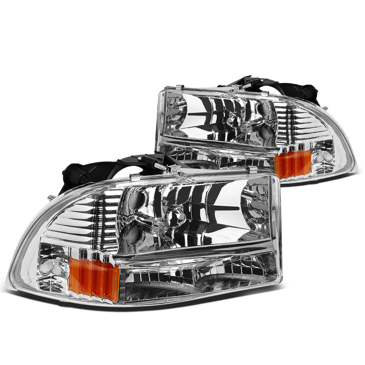 Factory Style Headlightss<br>97-04 Dodge Dakota, 98-04 Durango