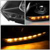 LED DRL Halo Sequential Projector Headlights<br>10-14 Volkswagen Golf GTI