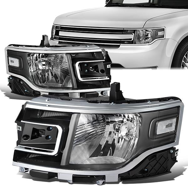 Factory Style Headlightss<br>13-19 Ford Flex