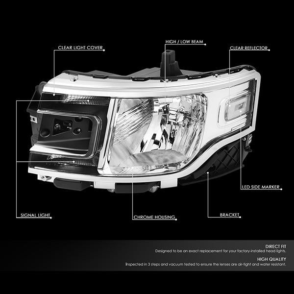 Factory Style Headlightss<br>13-19 Ford Flex