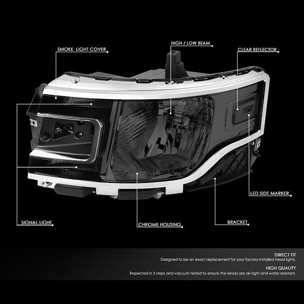 Factory Style Headlightss<br>13-19 Ford Flex