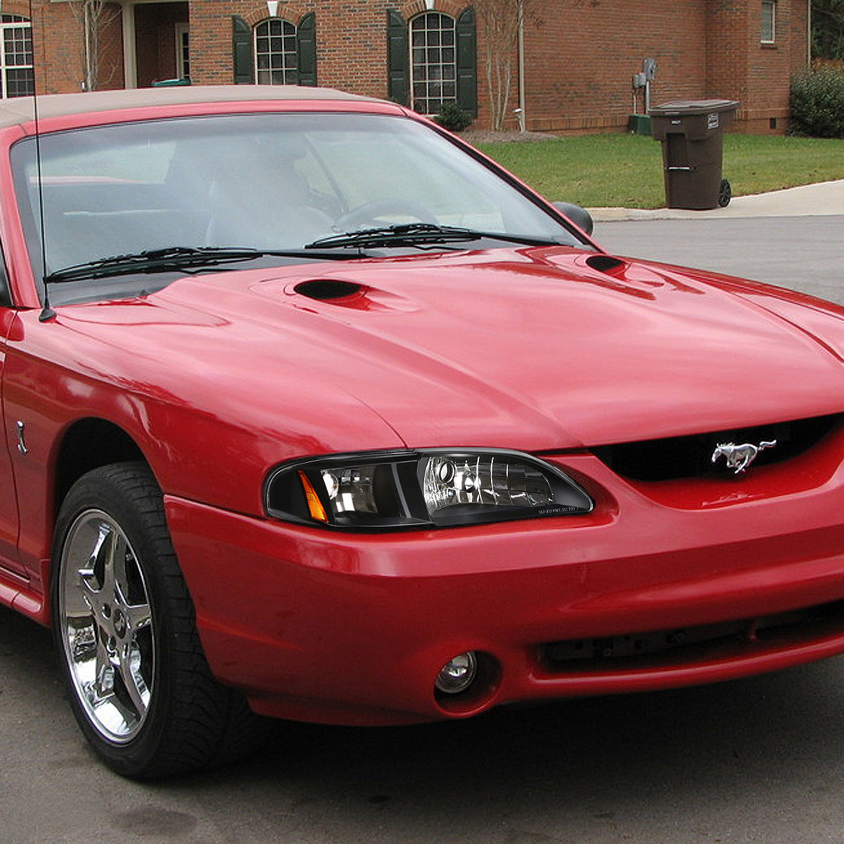 Factory Style Headlightss<br>94-98 Ford Mustang