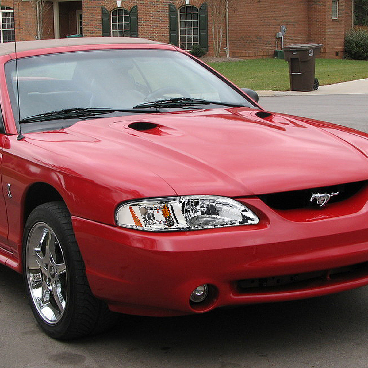 Factory Style Headlightss<br>94-98 Ford Mustang