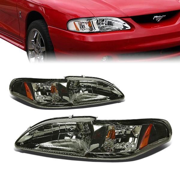 Factory Style Headlightss<br>94-98 Ford Mustang