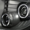 LED DRL Halo Projector Headlights<br>09-14 Ford F-150