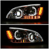 LED DRL Halo Projector Headlights<br>08-19 Kenworth T170 T270 T370 T660