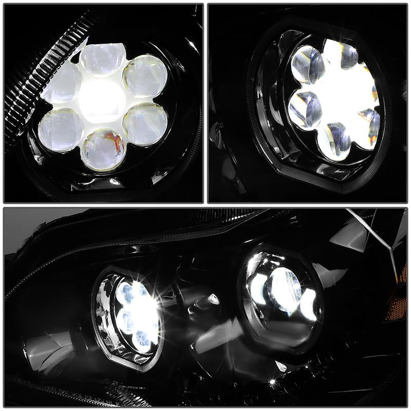 LED DRL Halo Sequential Projector Headlights<br>13-21 Kenworth T680