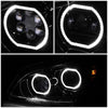 LED DRL Halo Sequential Projector Headlights<br>13-21 Kenworth T680