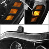 LED DRL Halo Sequential Projector Headlights<br>13-21 Kenworth T680