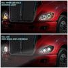 LED DRL Halo Sequential Projector Headlights<br>13-21 Kenworth T680