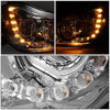 LED DRL Halo Sequential Projector Headlights<br>13-21 Kenworth T680