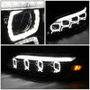 LED DRL Halo Sequential Projector Headlights<br>10-20 Peterbilt 337 348