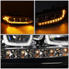 LED DRL Halo Sequential Projector Headlights<br>10-20 Peterbilt 337 348