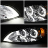 LED DRL Halo Projector Headlights<br>09-18 International Harvester ProStar