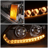 LED DRL Halo Sequential Projector Headlights<br>17-21 International Harvester LT LT625